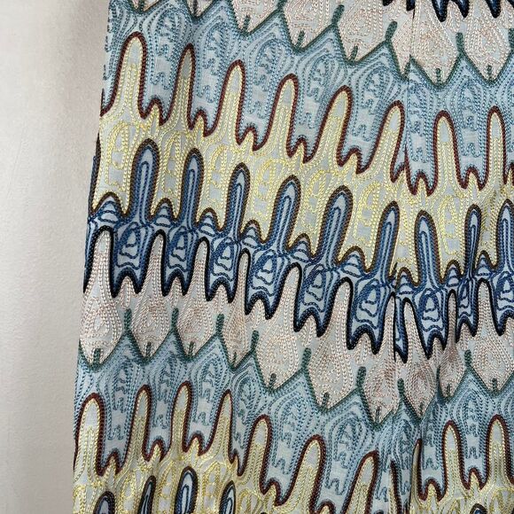 Alexis Blue and yellow Mini Skirt Size L - Picture 4 of 7